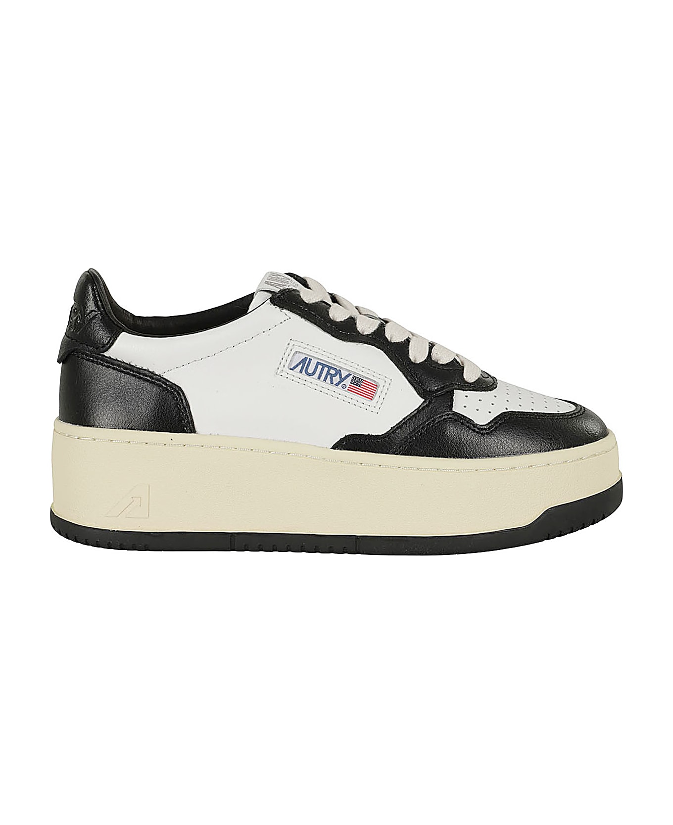 Autry Platform Low Wom - Wht Blk