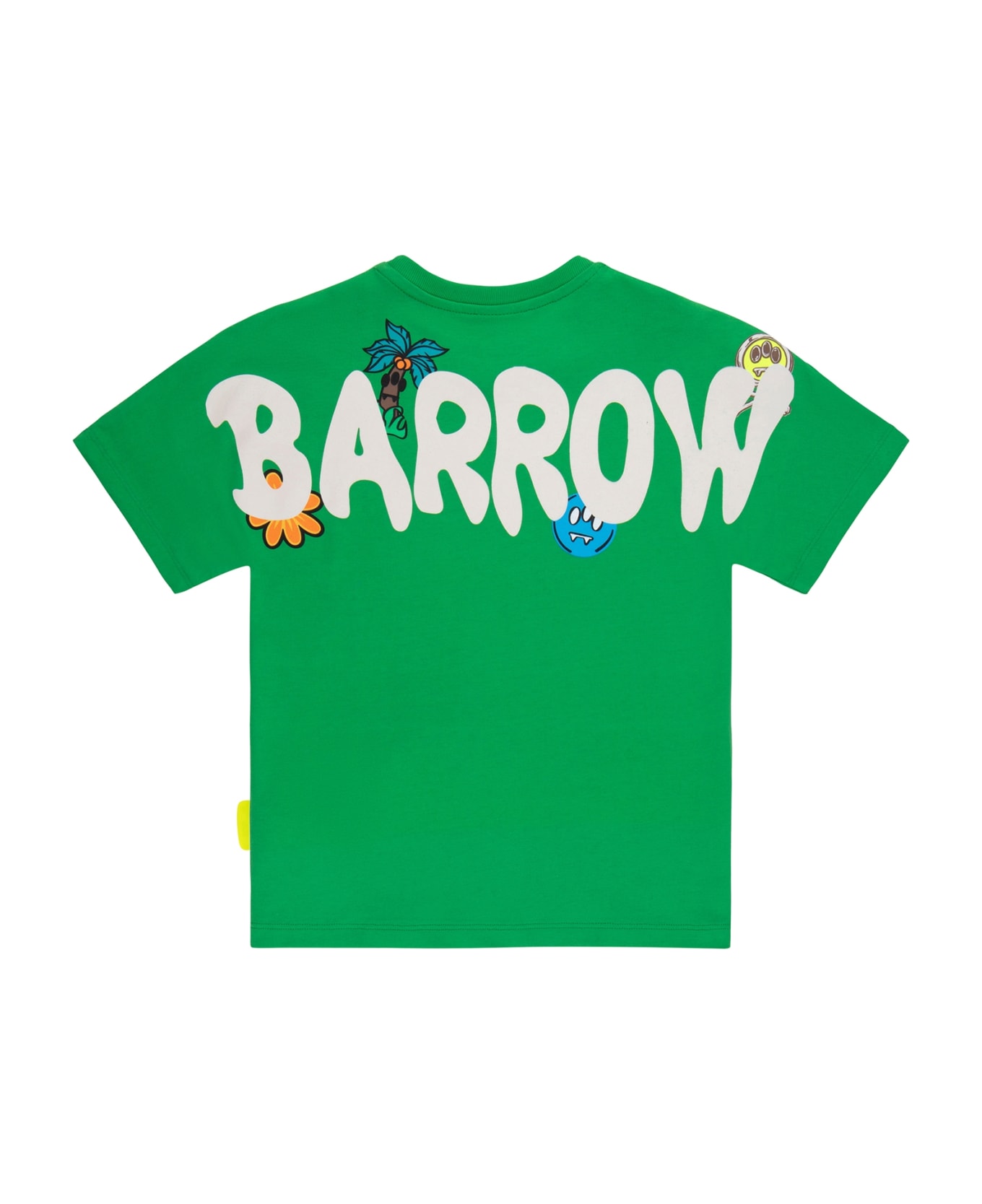 Barrow T-shirt With Print - Fern Green
