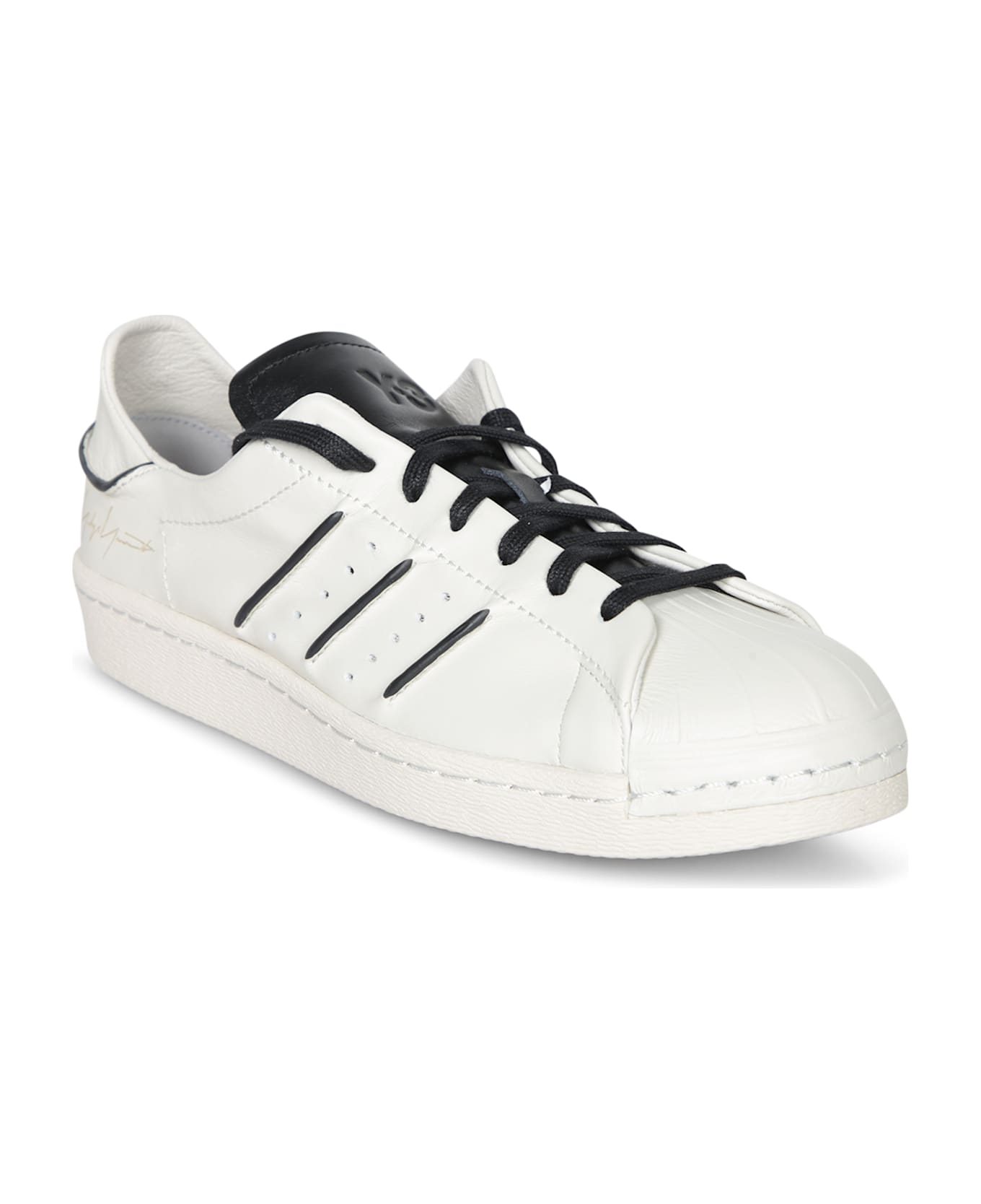 Y-3 Superstar White-black Sneakers - Black