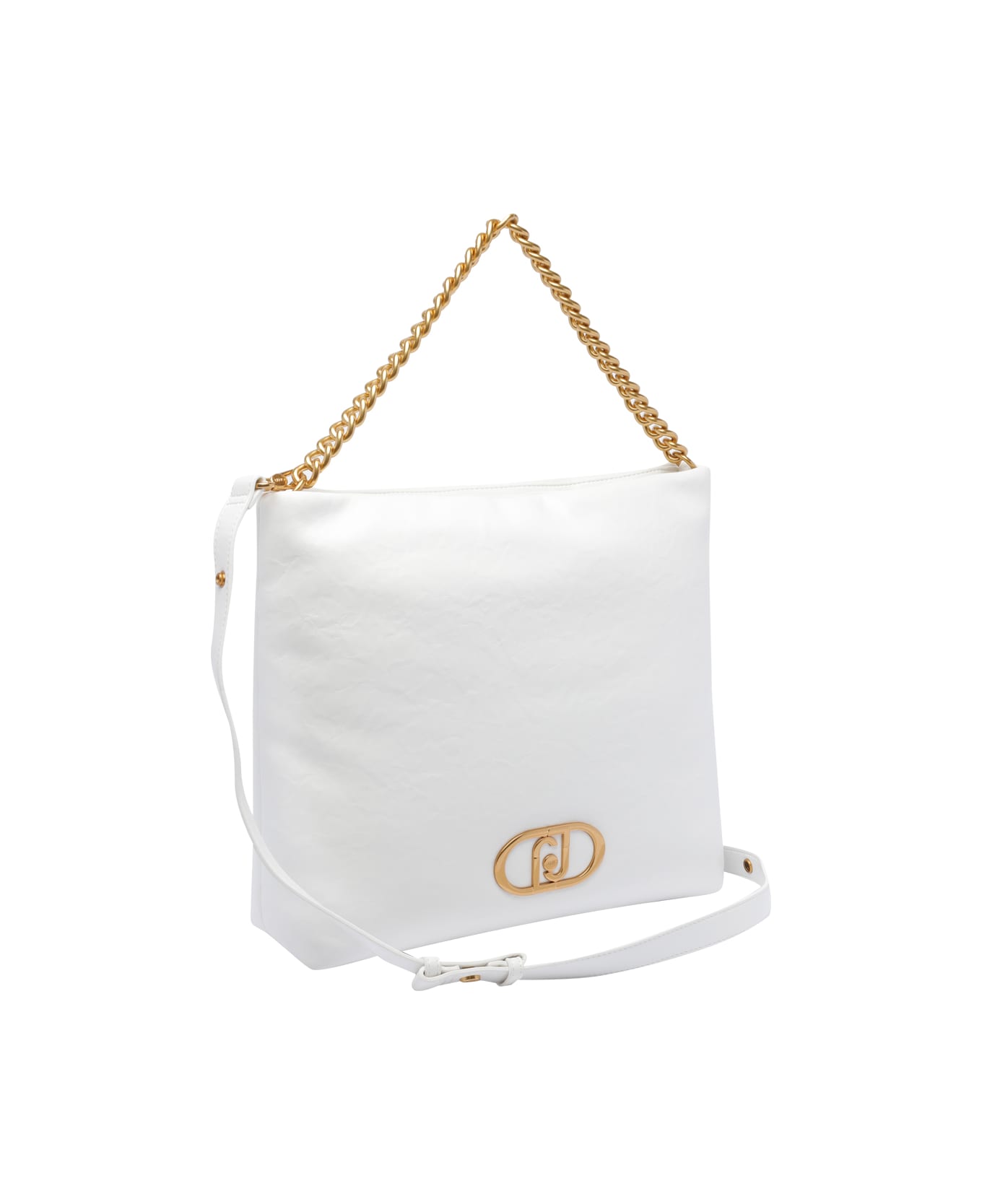 Liu-Jo Logo Shoulder Bag - White