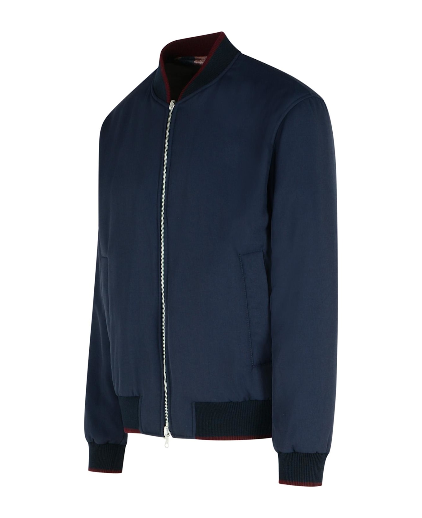 Dries Van Noten 
volker
 Navy Viscose Blend Jacket - Navy