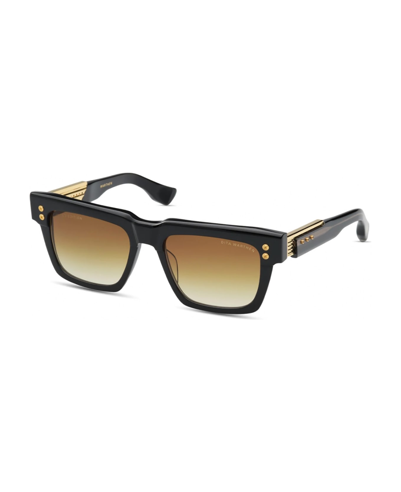 Dita DTS434/A/01 WARTHEN Sunglasses - Black Yellow Gold サングラス