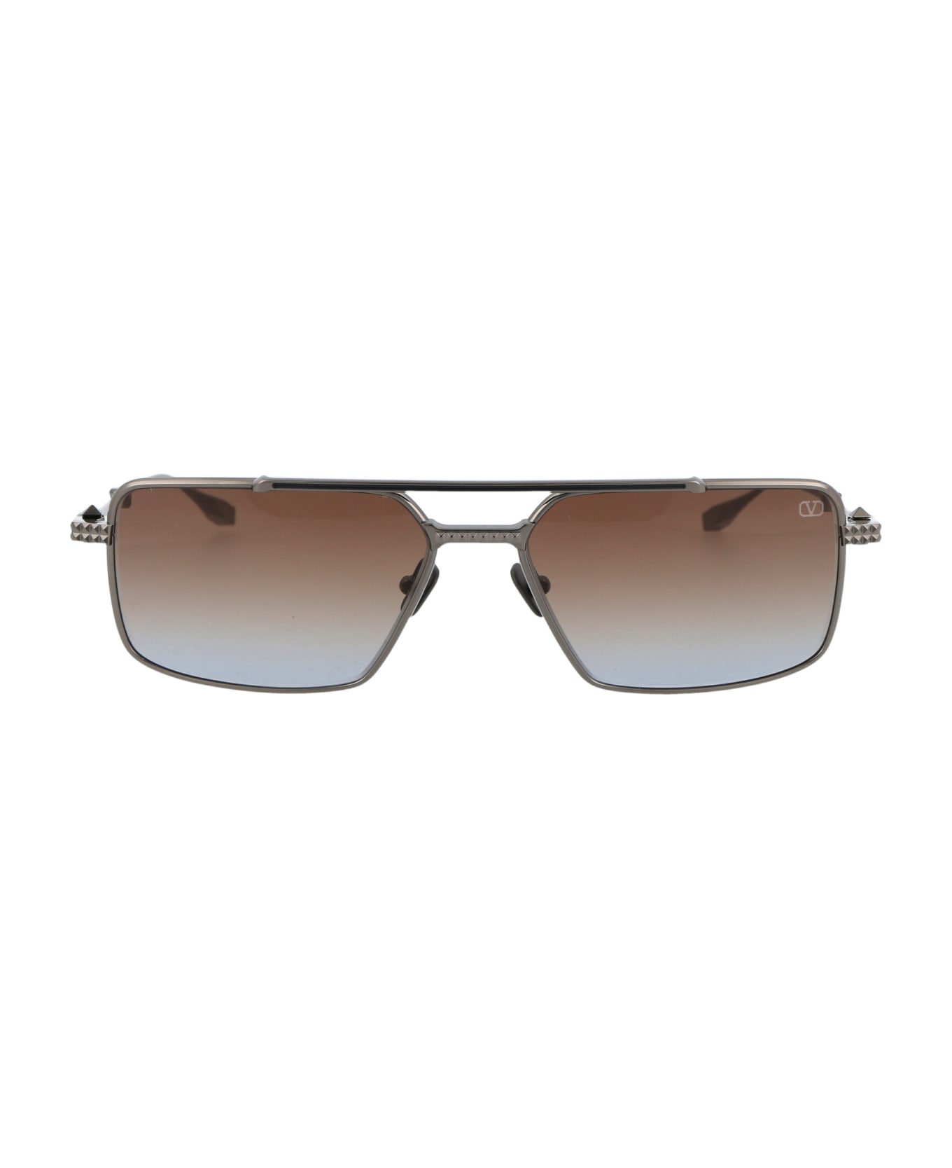 Valentino Eyewear V - Sei Sunglasses - 111C BLK - BLU