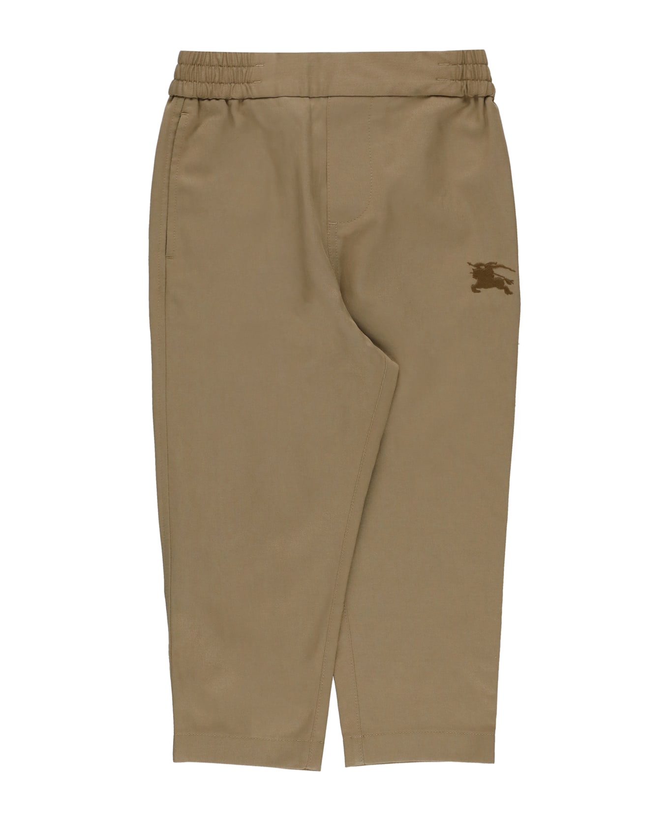 Burberry Cotton Blend Pants - Beige