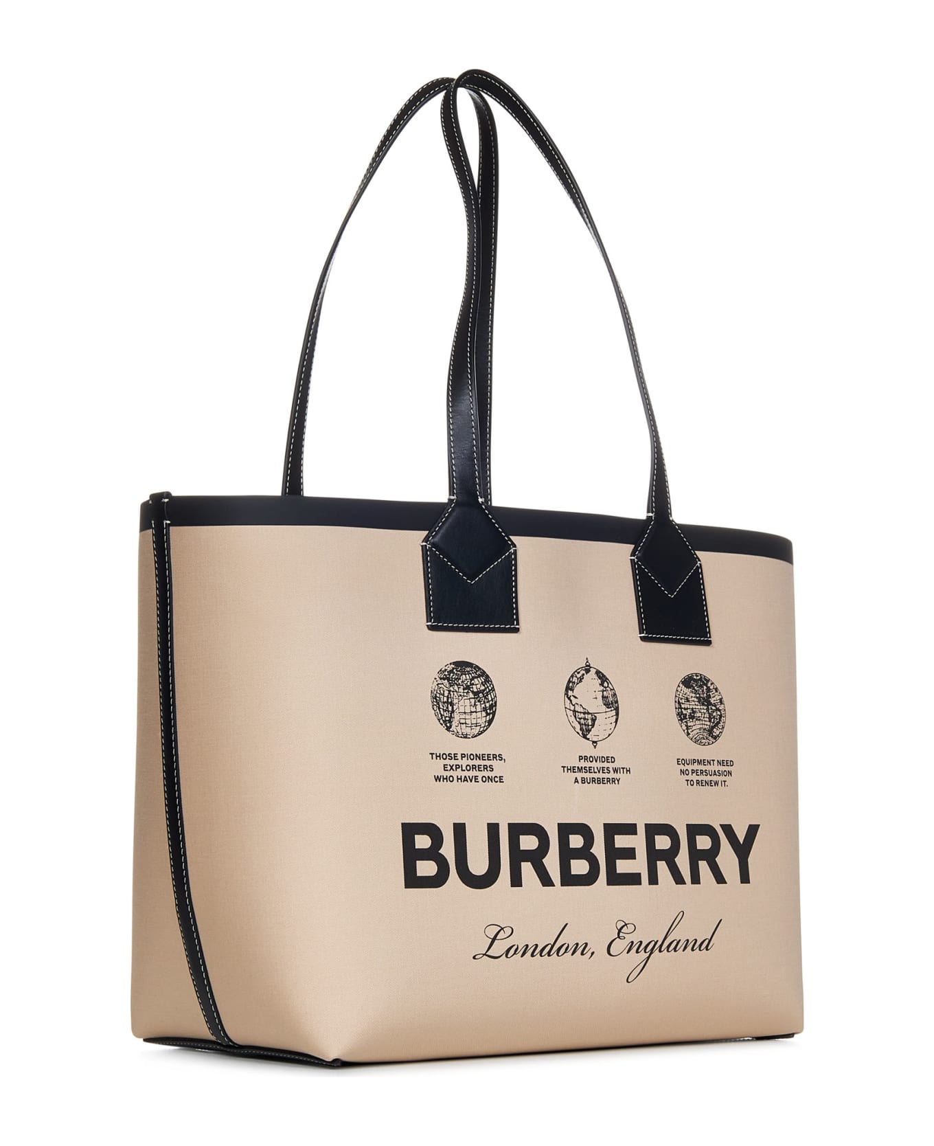 Burberry London Medium Tote Bag - Beige