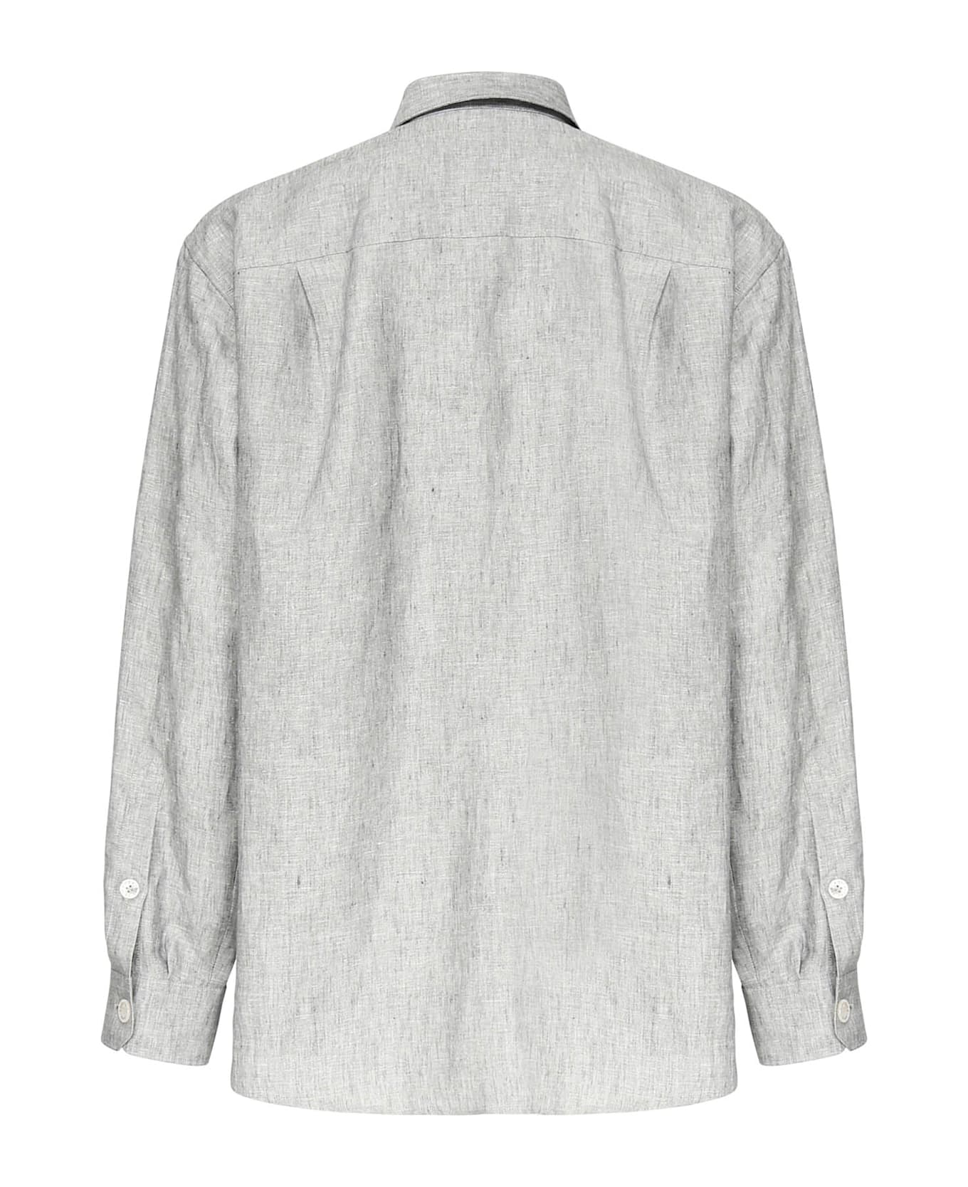 Dolce 
Gabbana Faded Linen Shirt - Grey
