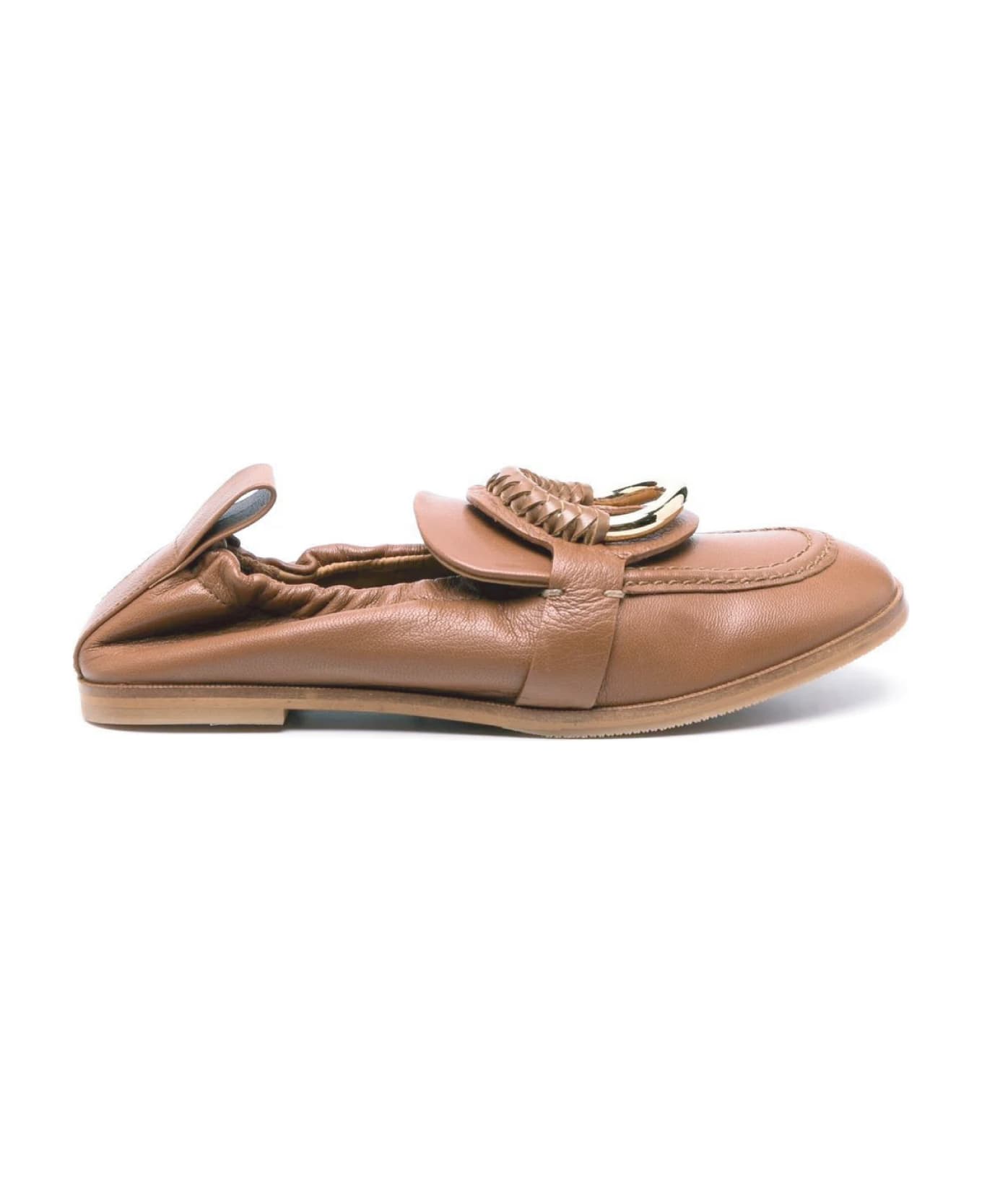 See by Chloé Hana Leather Loafers - Brown