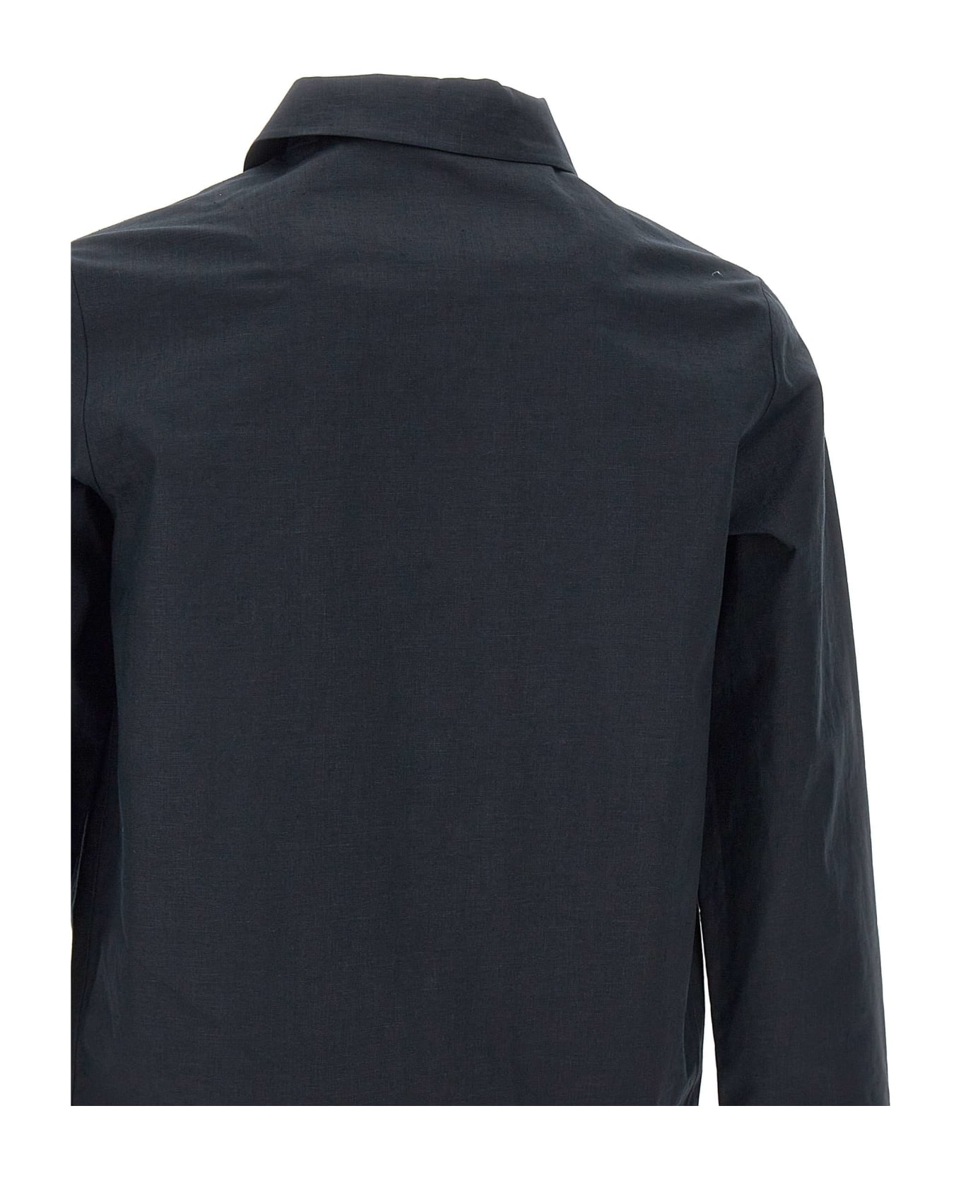 RRD - Roberto Ricci Design "terzilino Overshirt" Linen Jacket - BLUE ジャケット