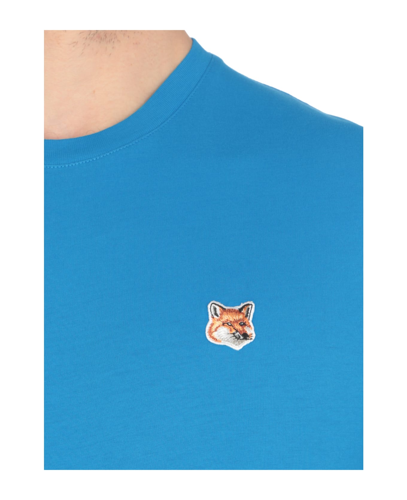 Maison Kitsuné Fox Head T-shirt - Blue