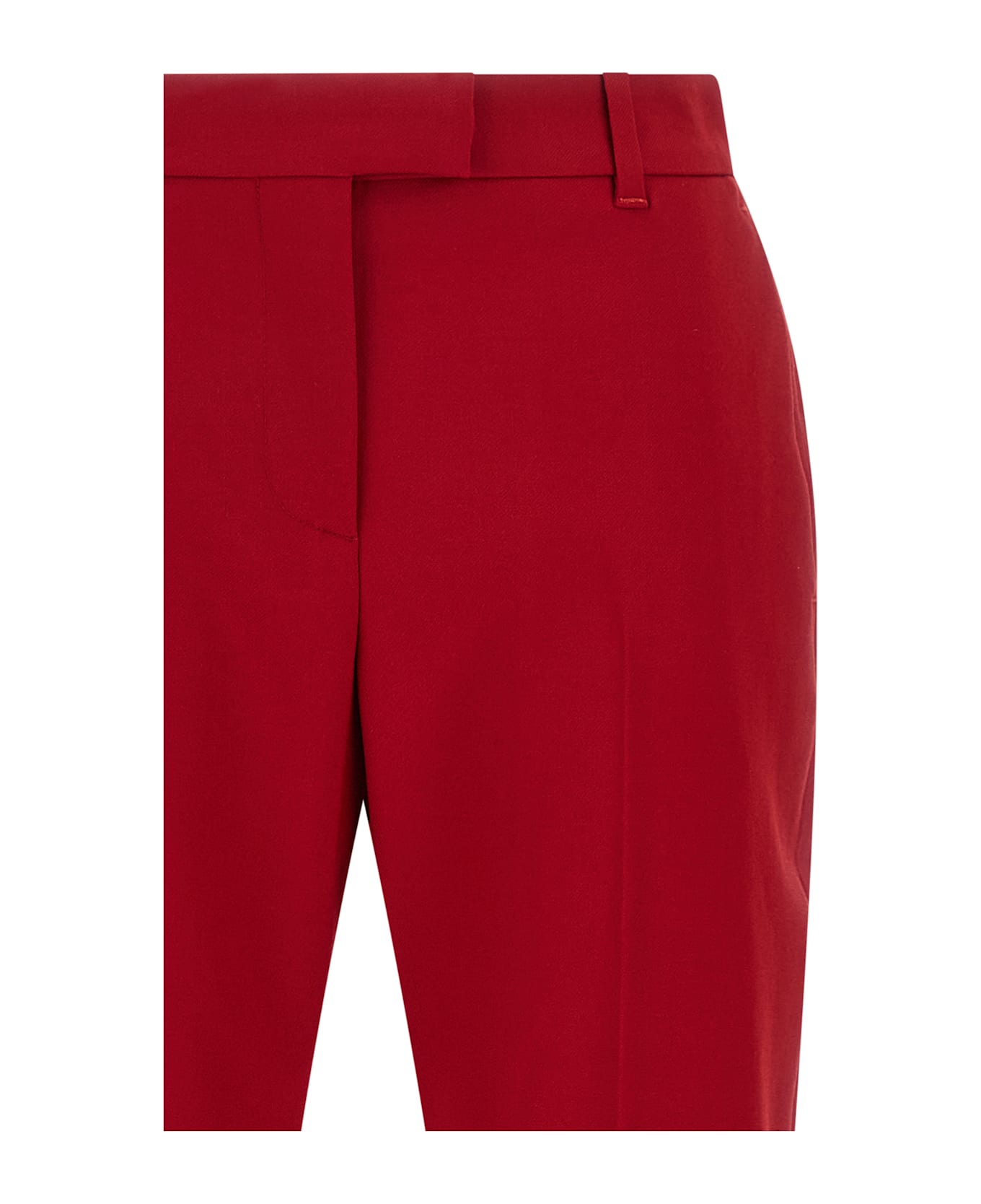 Alexander McQueen Wool Pants - Red
