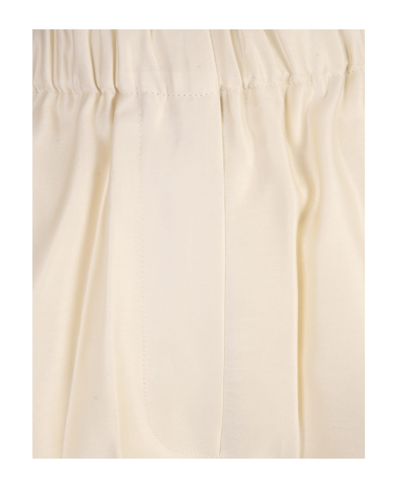 Max Mara Ivory White Piadena Shorts - White