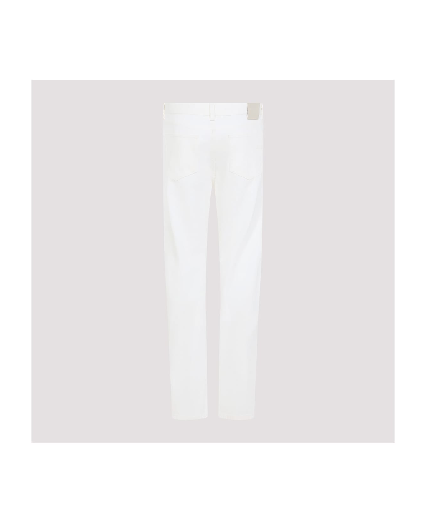 Zegna Denim Jeans - Bianco Ottico Unito