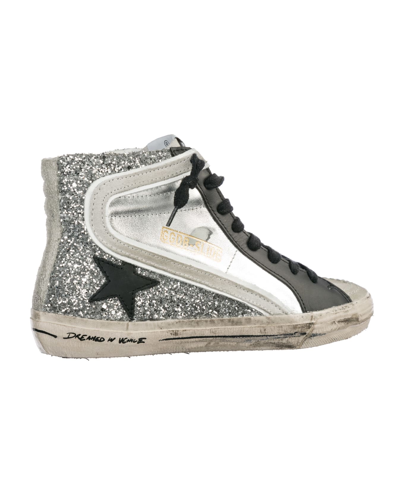 Golden Goose Shoes High Top Leather Trainers Sneakers Slide | italist ...