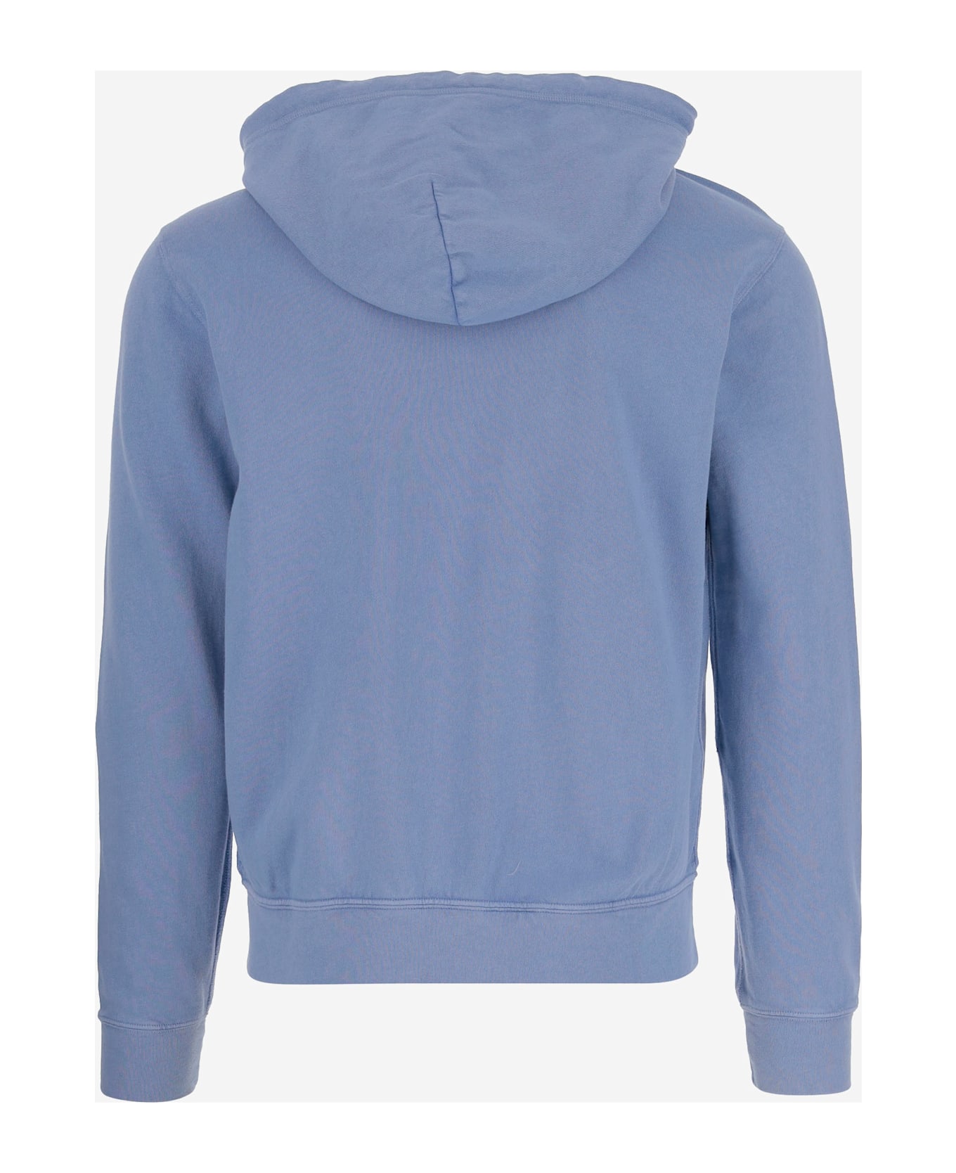 Ralph Lauren Cotton Hoodie - CAMPUS BLUE