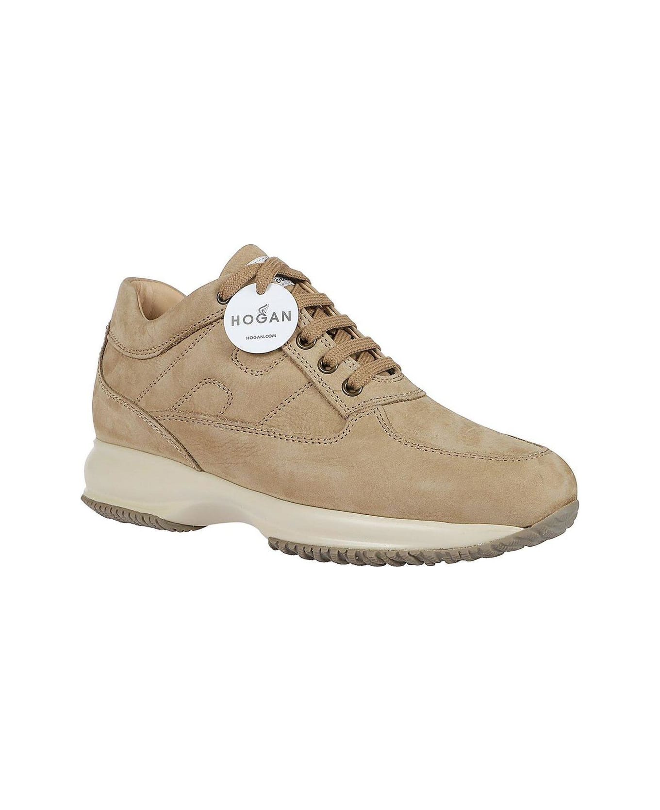 Hogan Interactive Lace-up Sneakers - Cuoio