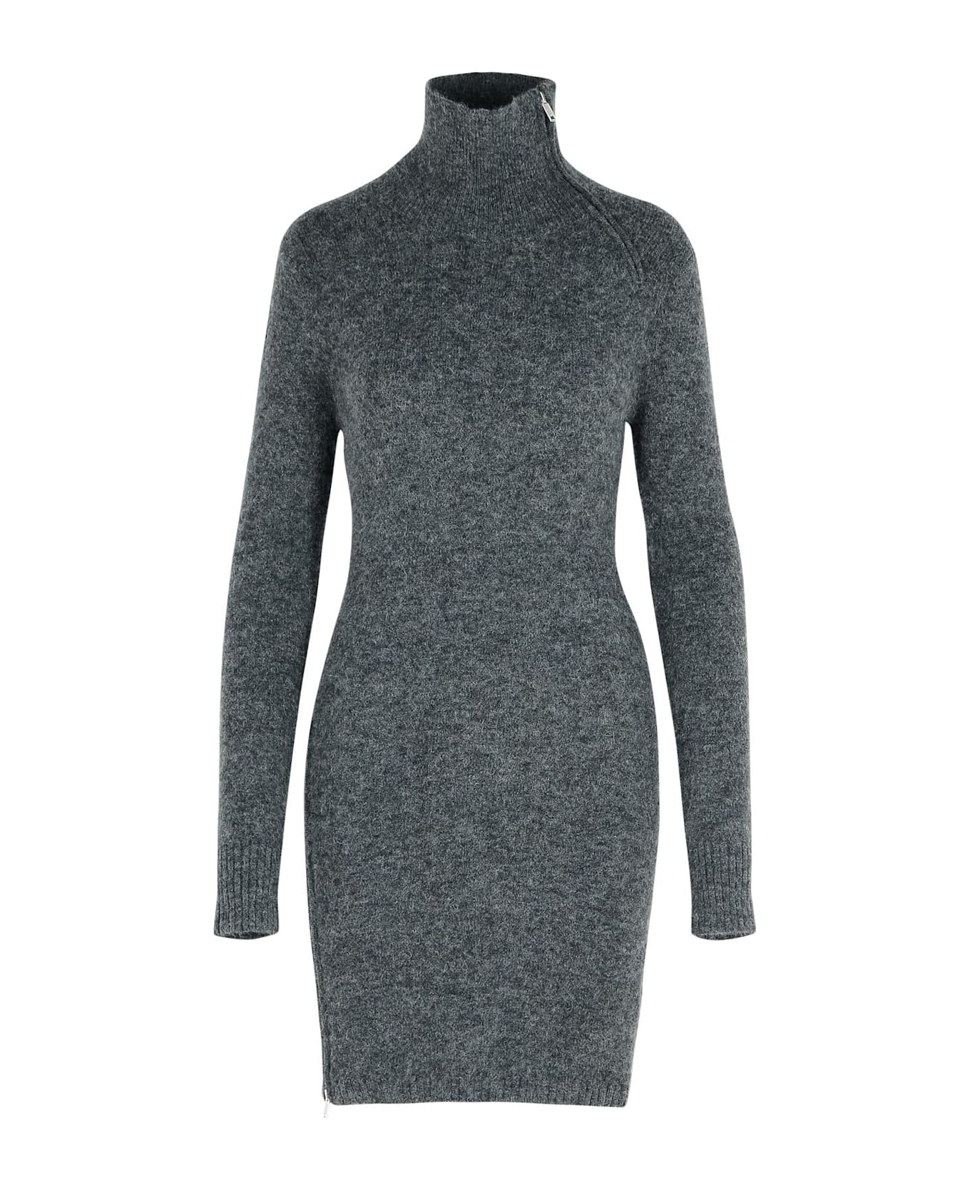 Marant Étoile 
ohara
 Dark Grey Baby Alpaca Blend Dress - dark grey