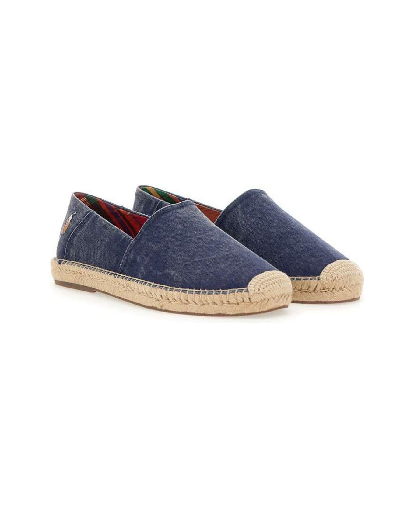 Polo Ralph Lauren Cotton Canvas Espadrilles - Blue