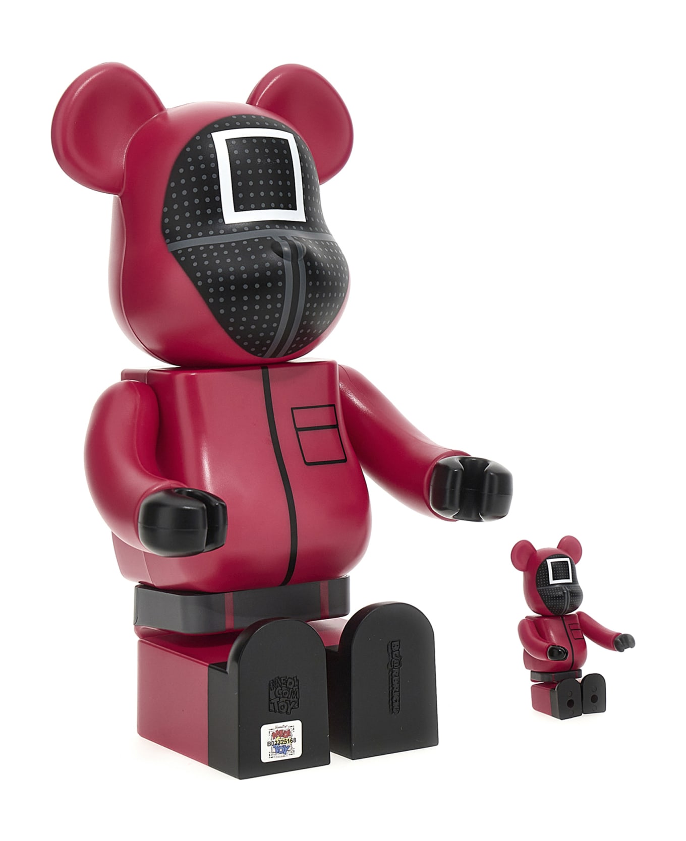Medicom Toy Be@rbrick 100% And 400% Squid Game Manager - Red