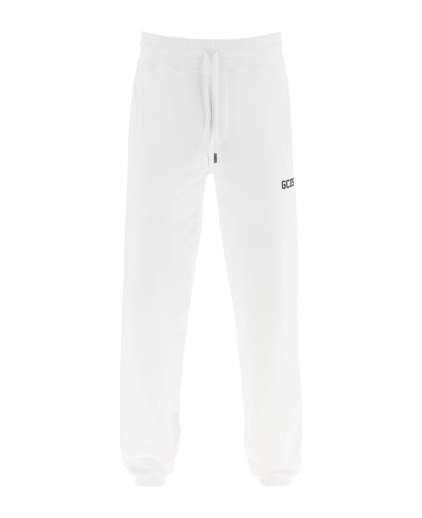 GCDS Sweatpants With Logo Detail - WHITE (White)