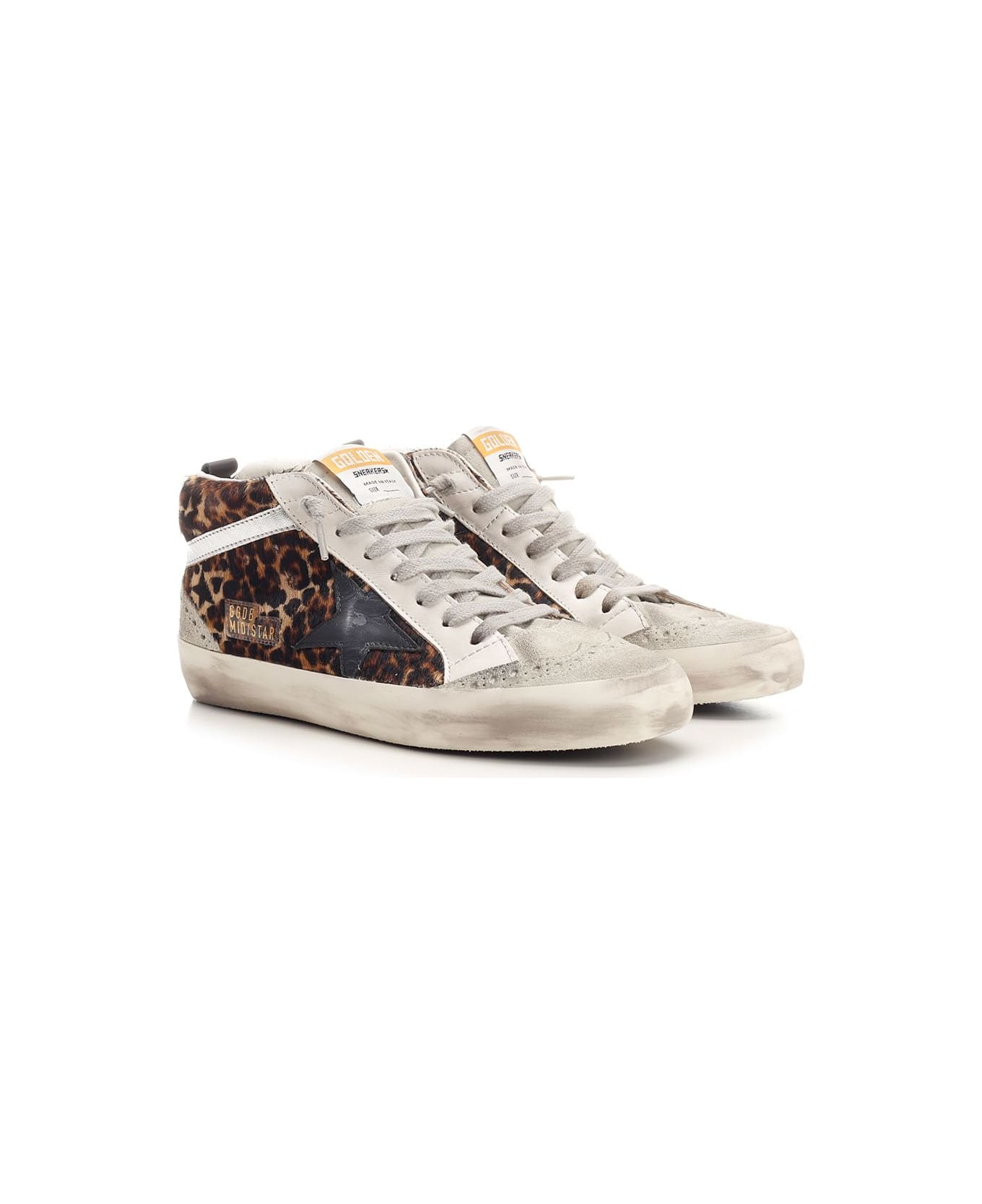 Golden Goose 
mid Star
 Sneakers - BEIGE