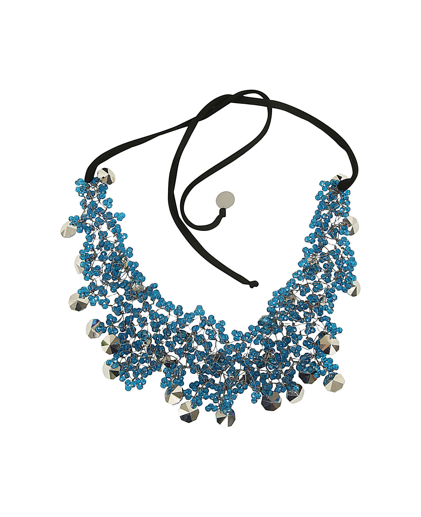Maria Calderara Crystals Necklace - B Blue ネックレス
