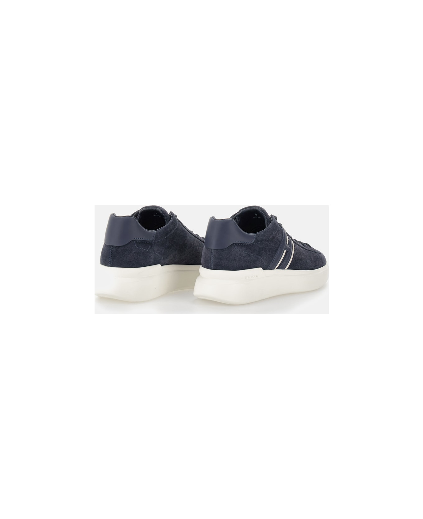 Hogan H Slash Lace-up Shoe - Blue
