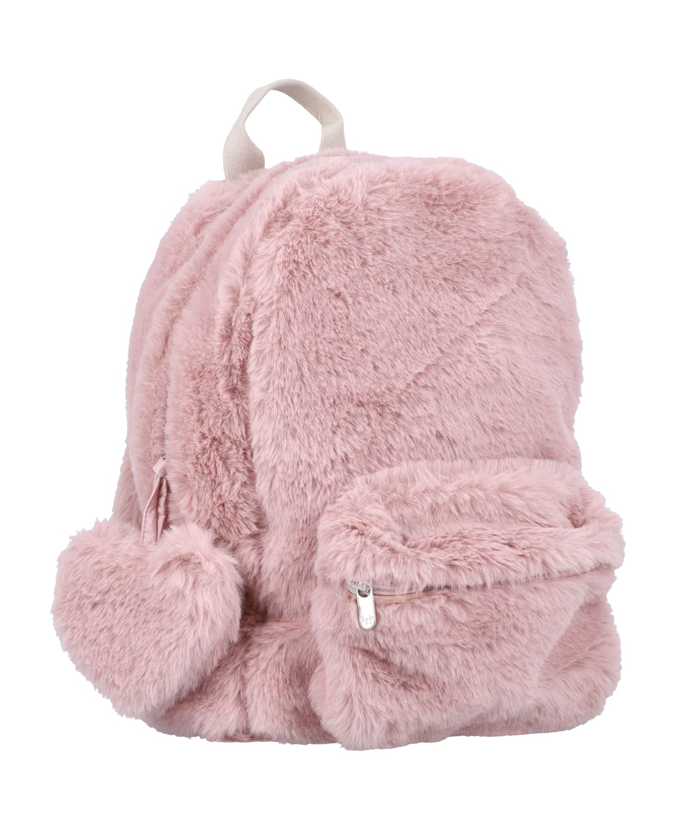 Il Gufo Fur Backpack - ROSE