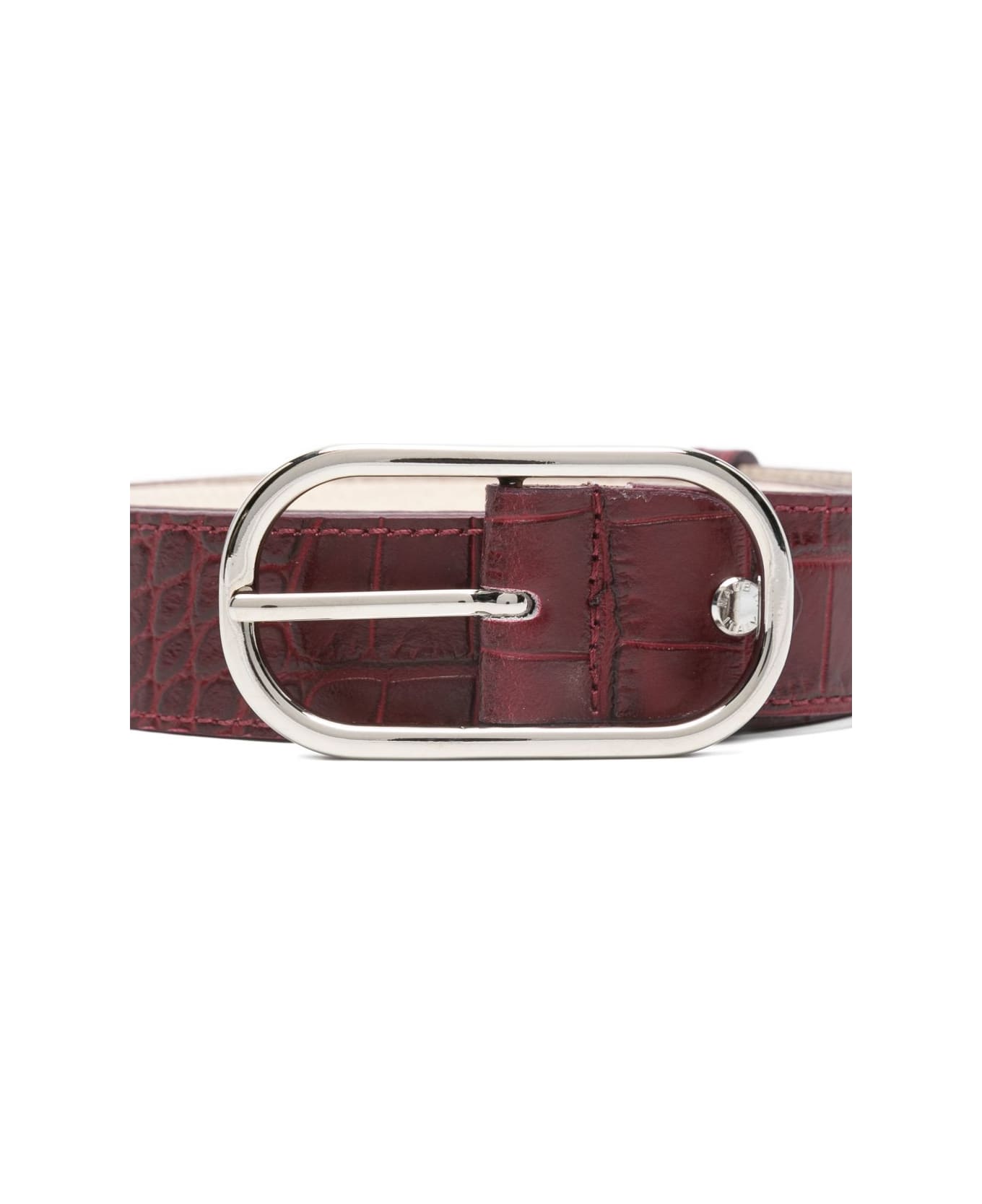 Herskind Hannah Leather Belt - Bordeaux