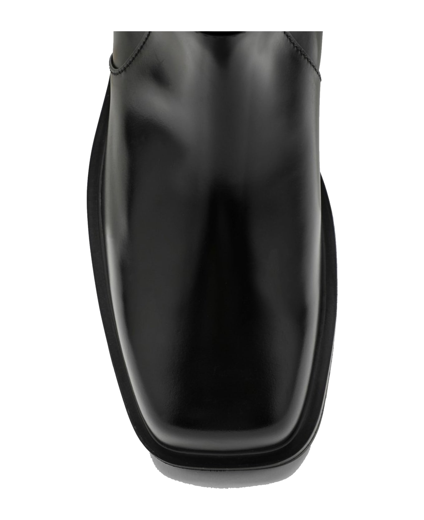 Prada Leather Boots - Black ブーツ