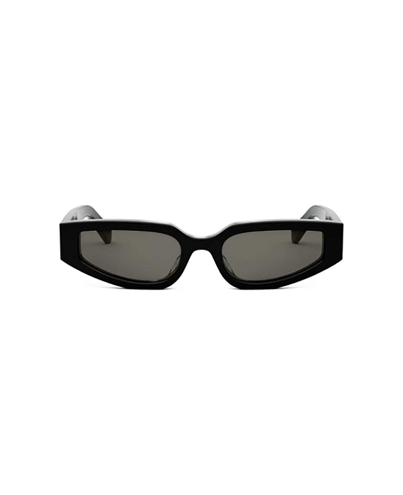 Celine Eyewear Rectangle Framed Sunglasses - 01a