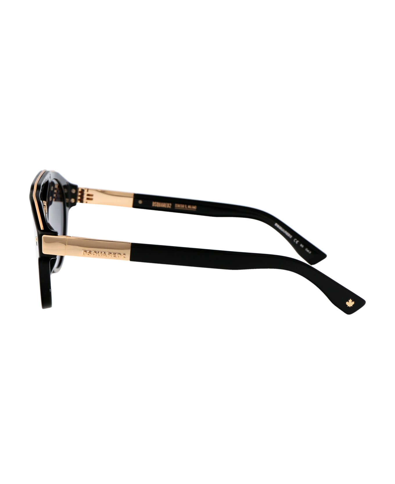 Dsquared2 Eyewear D2 0085/s Sunglasses - 2M29O BLACK GOLD サングラス