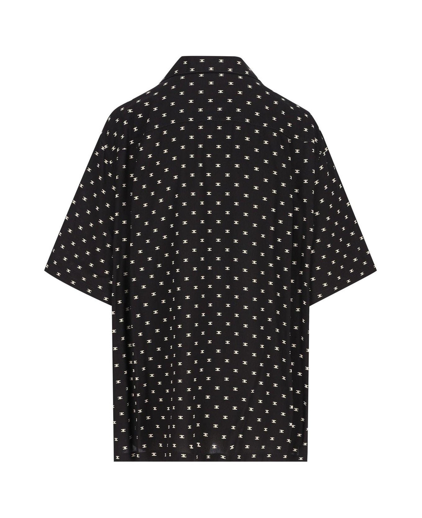 Celine All-over Logo Patterned Short-sleeved Shirt