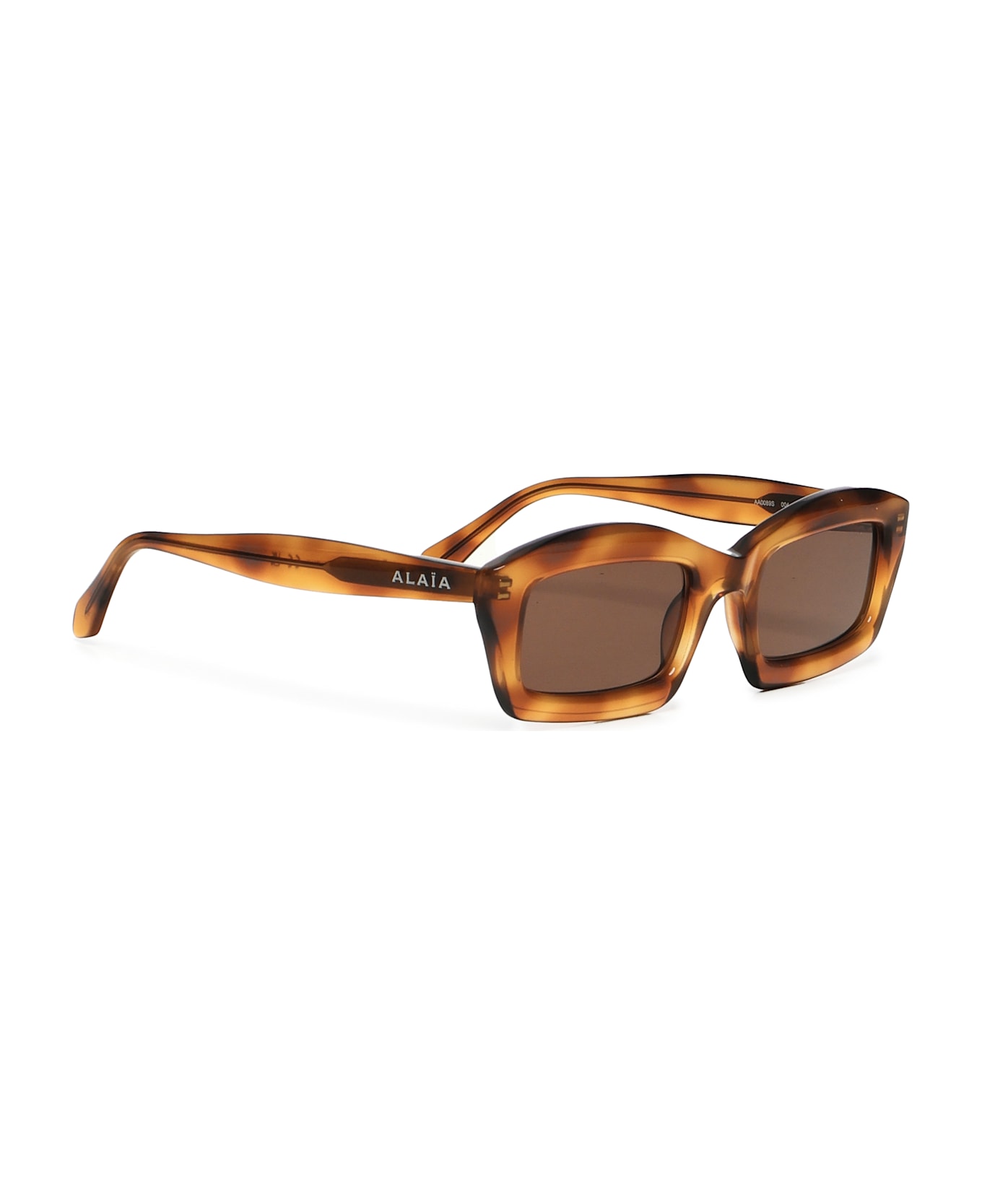 Alaia Rectangular Sunglasses - Brown