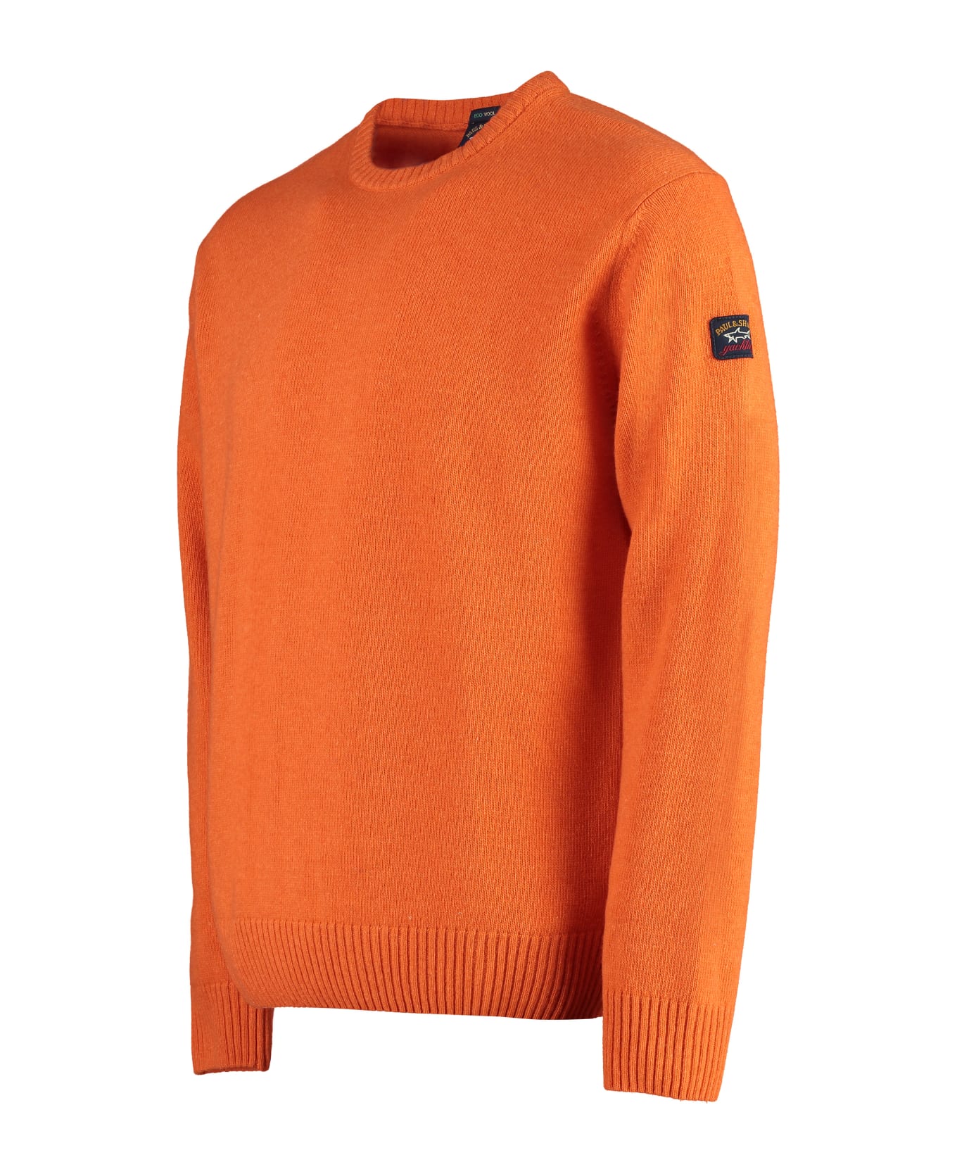 Paul&Shark Wool-blend Crew-neck Sweater - Orange