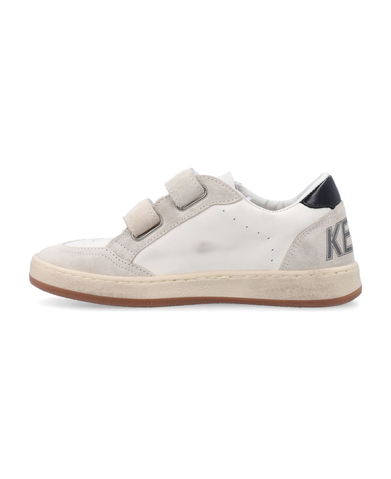 Golden Goose Kid - Ballstar Sneakers - WHITE/SEEDPEARL