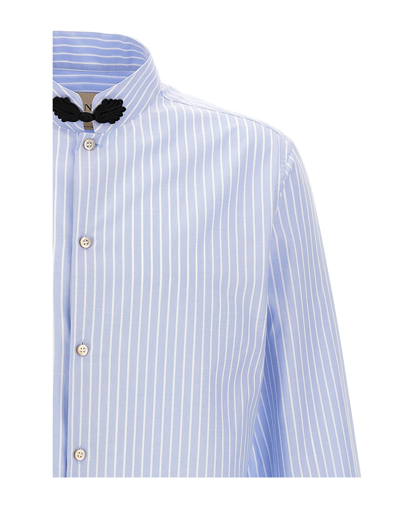 Valentino Garavani Striped Shirt - Light Blue
