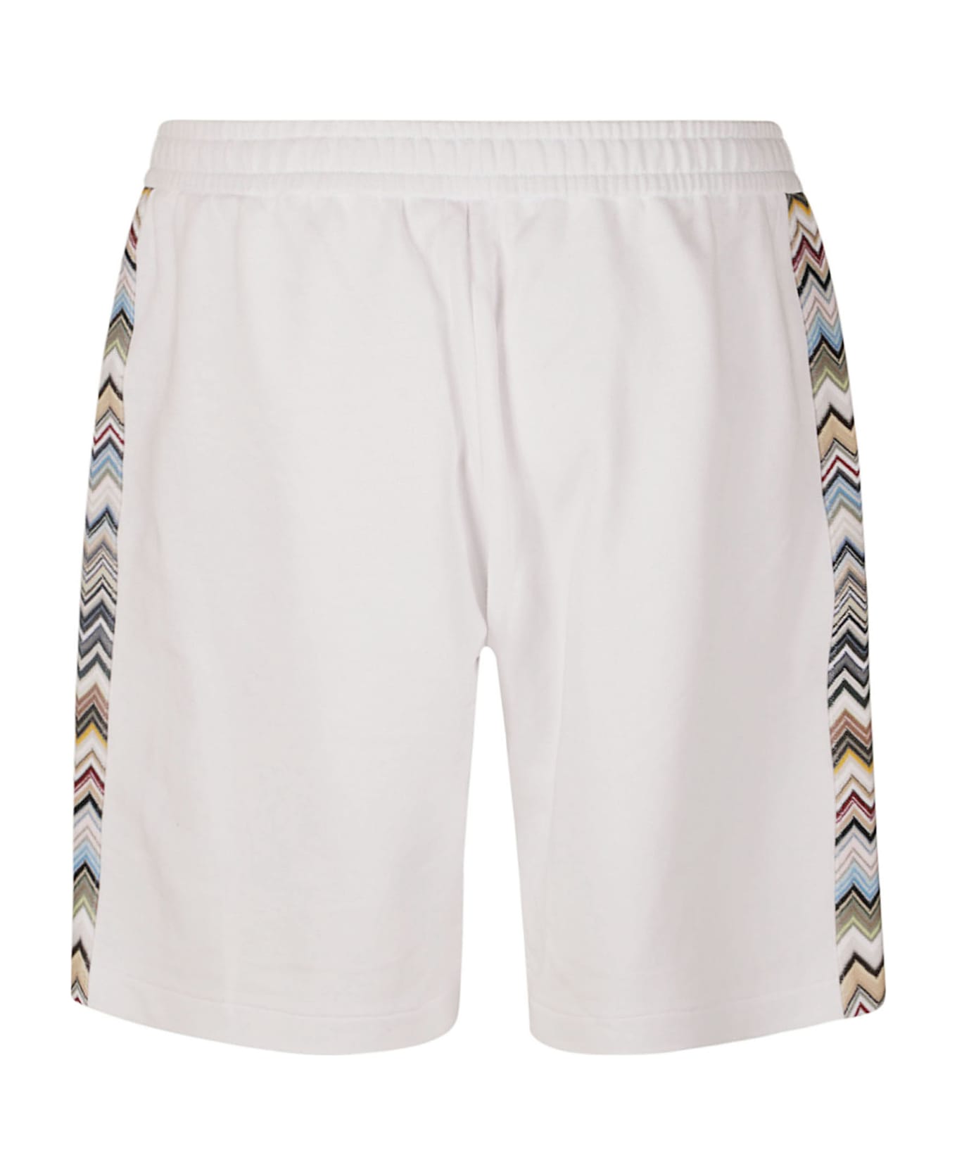 Missoni Stripe Sided Elastic Waist Shorts - base/beige/gre