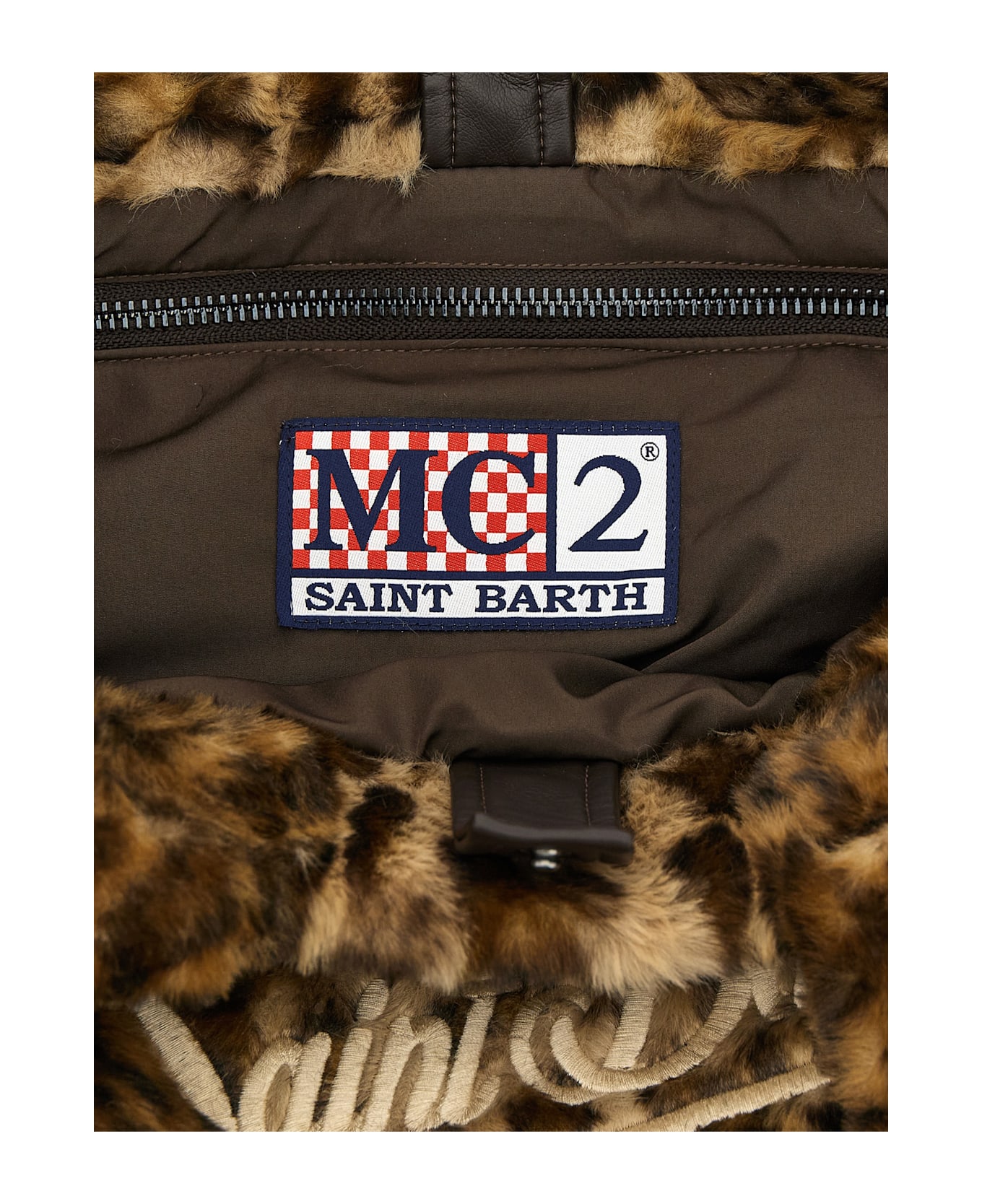 MC2 Saint Barth 
colette Soft Fur
 Handbag - Brown