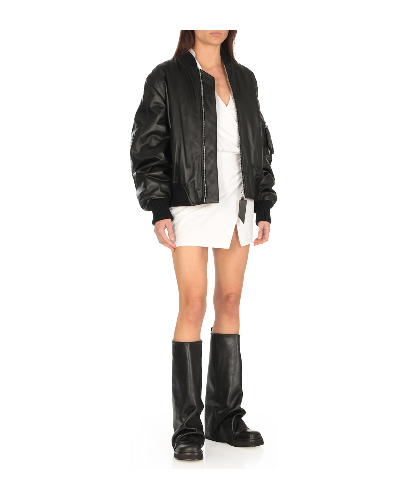The Attico Combat Robin Boots - Black