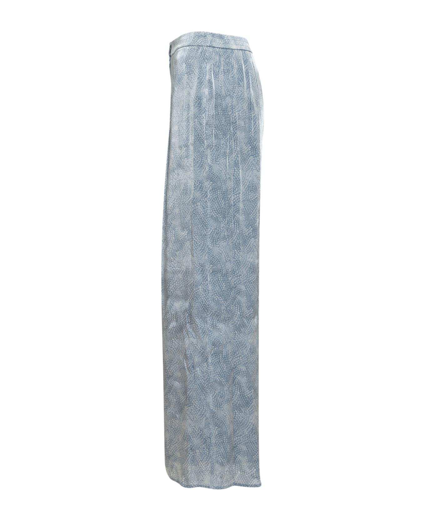 Michael Kors Trousers With Petals Decoration - CHAMBRAY