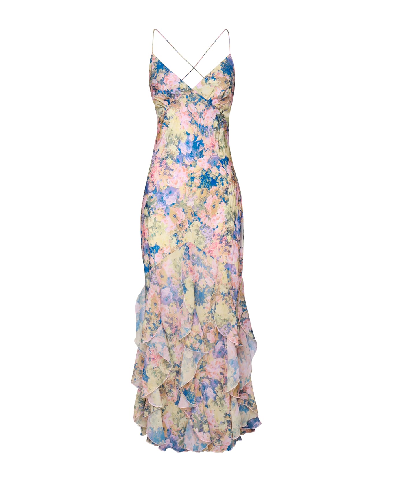 For Love & Lemons Elea Maxi Dress - Pink