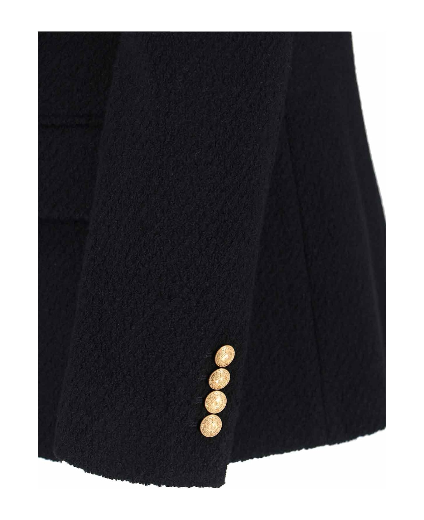 Chloé Double-breasted Wool Blend Blazer - Black  