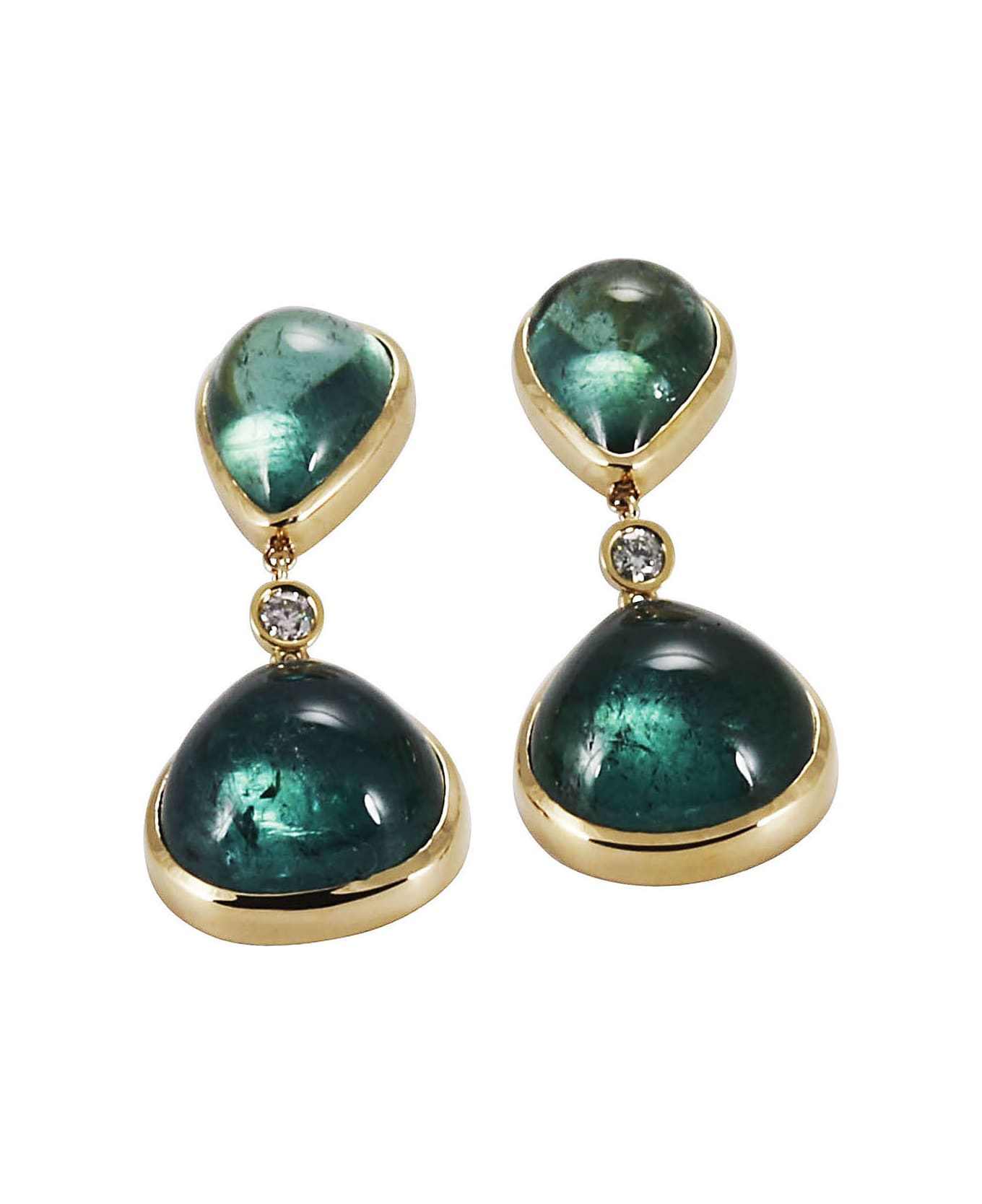 Lo Spazio Jewelry Lo Spazio Eden Rock Verde Earrings - Green