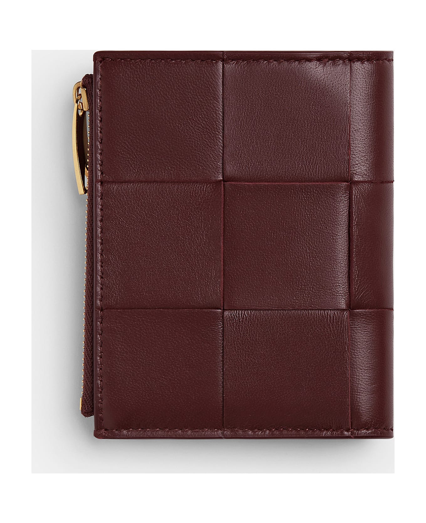 Bottega Veneta Cassette Bi-fold Wallett - BROWN