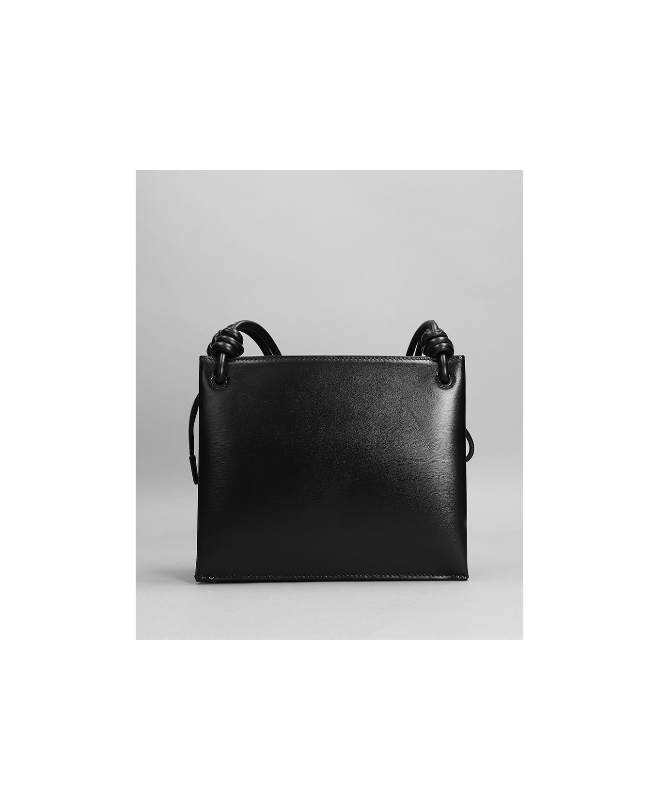 Jil Sander Black Leather Small Giro Shoulder Bag - 001