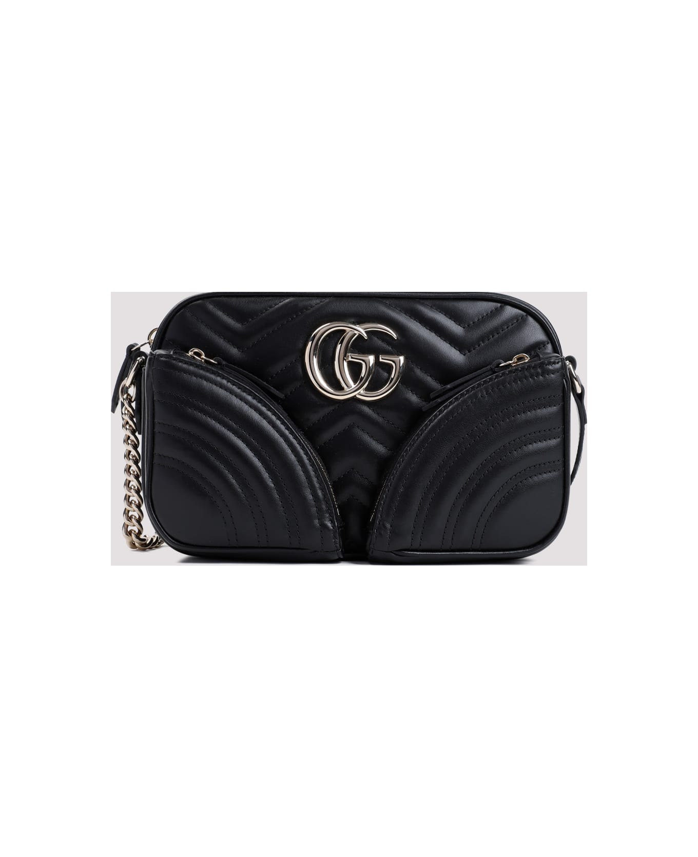 Gucci Marmont 2.0 Gg Shoulder Bag - Black