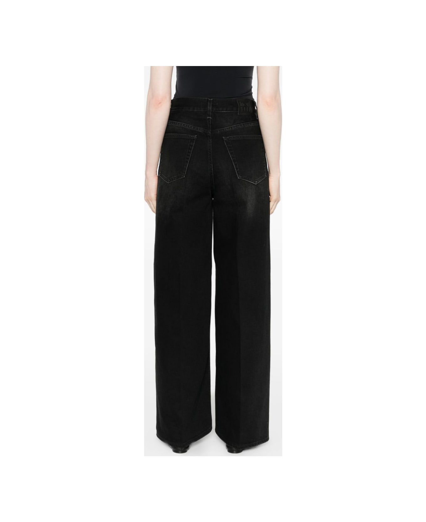 Totême Wide-leg Denim Jeans - Black