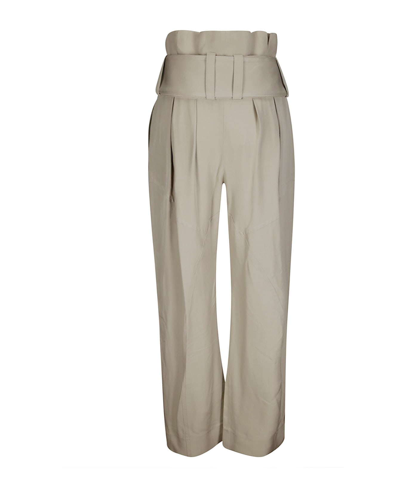 J.W. Anderson Gathered D Ring Trousers - Stone