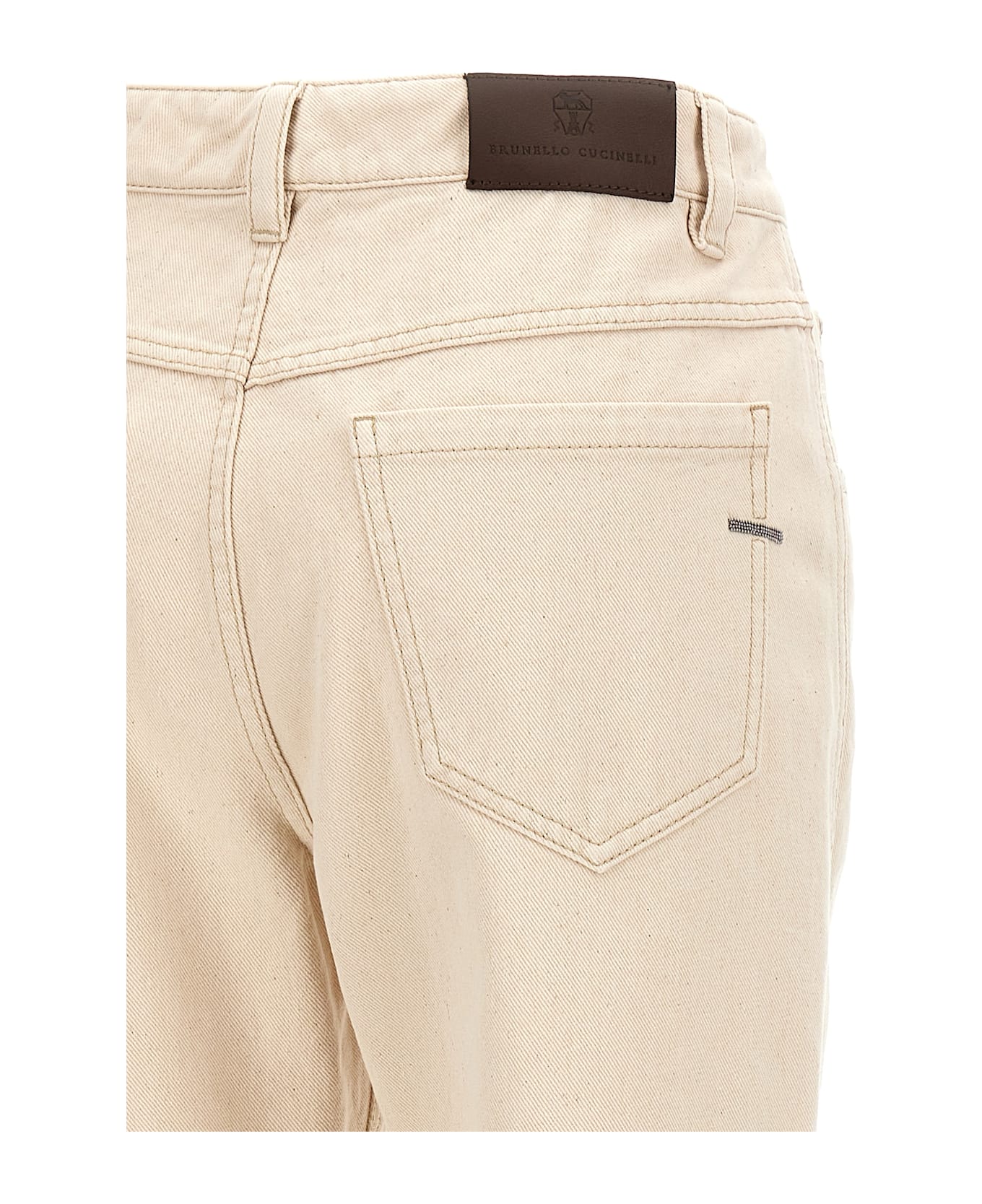 Brunello Cucinelli 'the Retro Vintage' Jeans - Beige