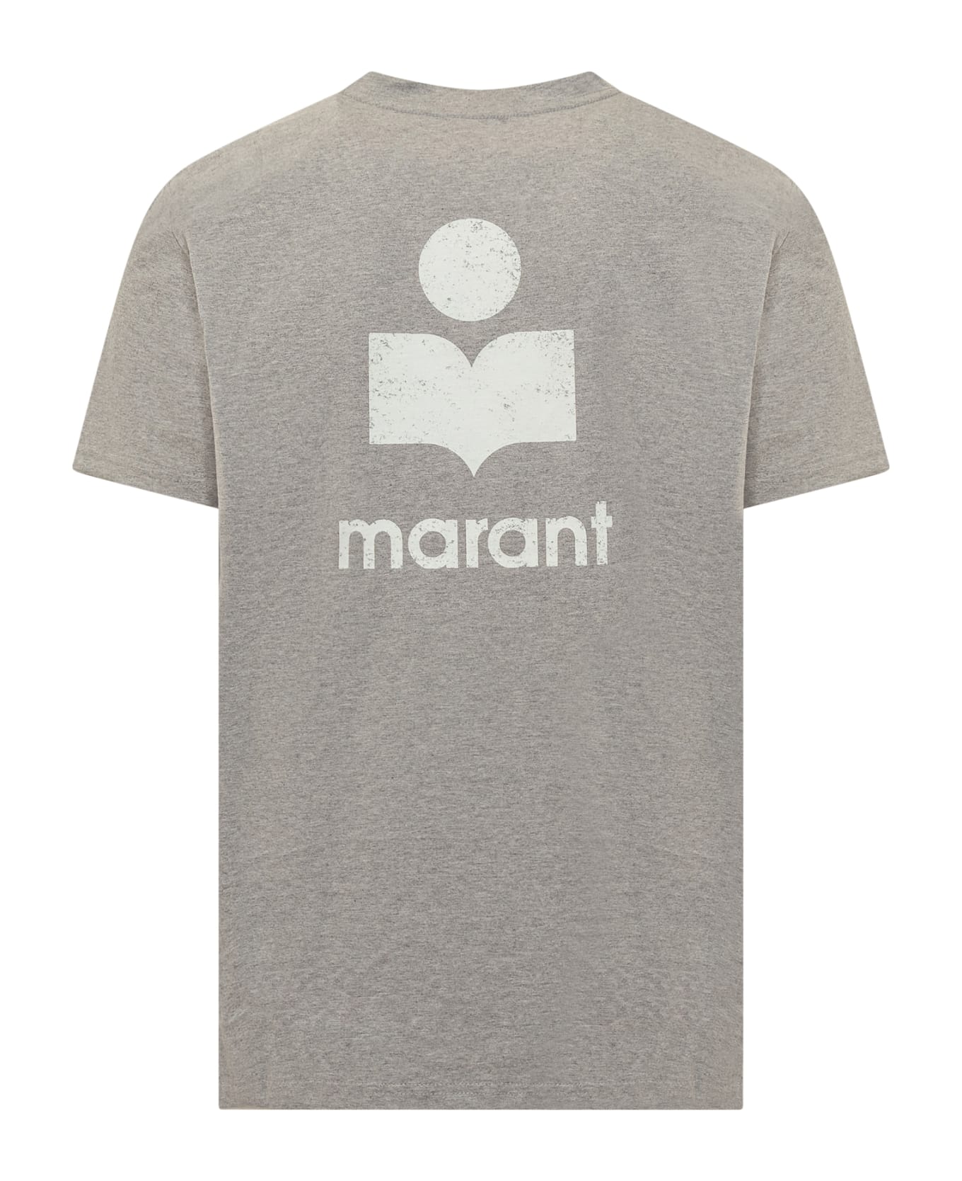 Isabel Marant Logo Printed Crewneck T-shirt - ECRU/GREY シャツ